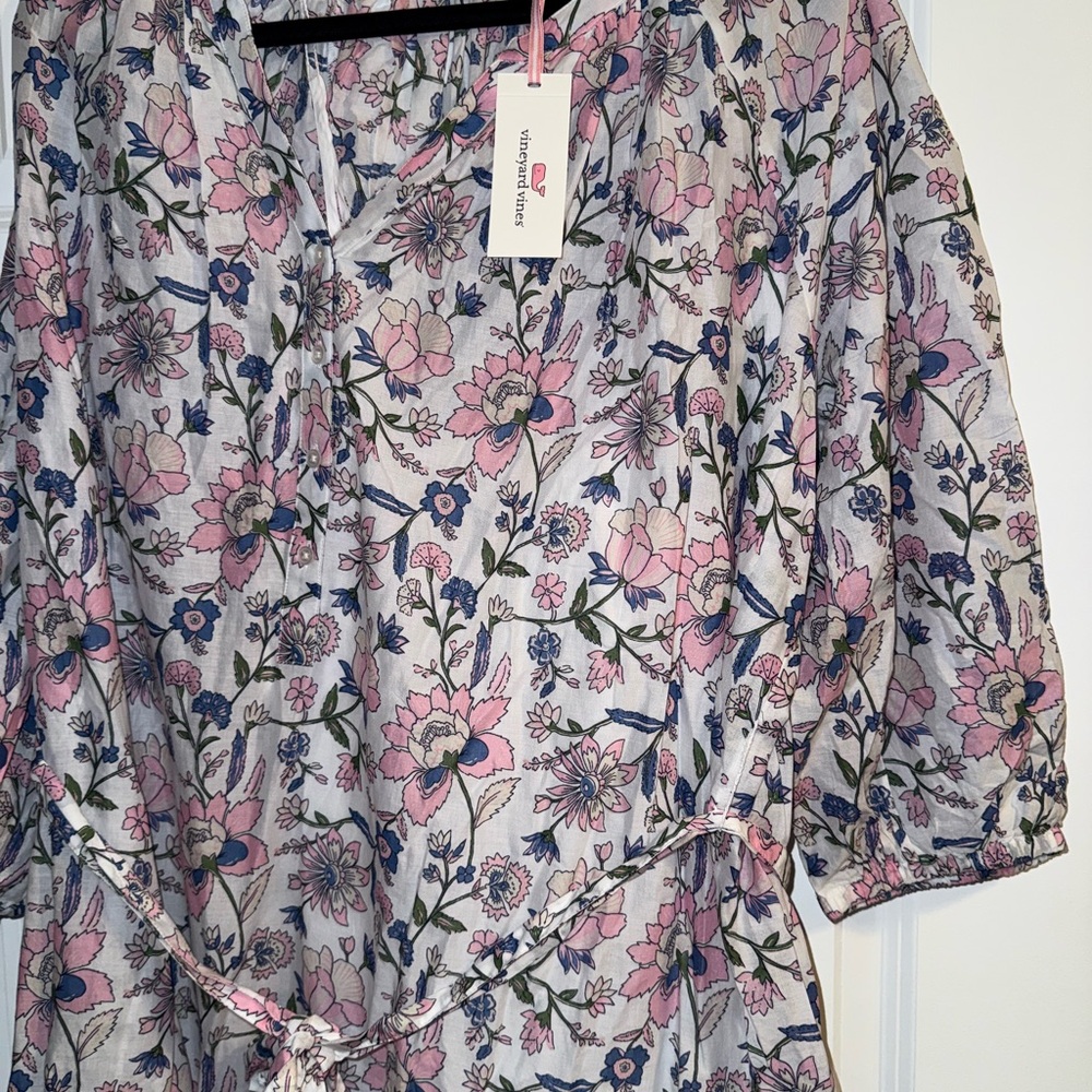 Vineyard Vines Thalia Floral Cover-Up - Picture 3 of 5